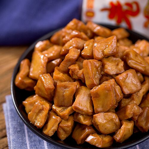 温州特产零食小吃老李五香干70g*10包 豆腐干豆干五香串 - 图1