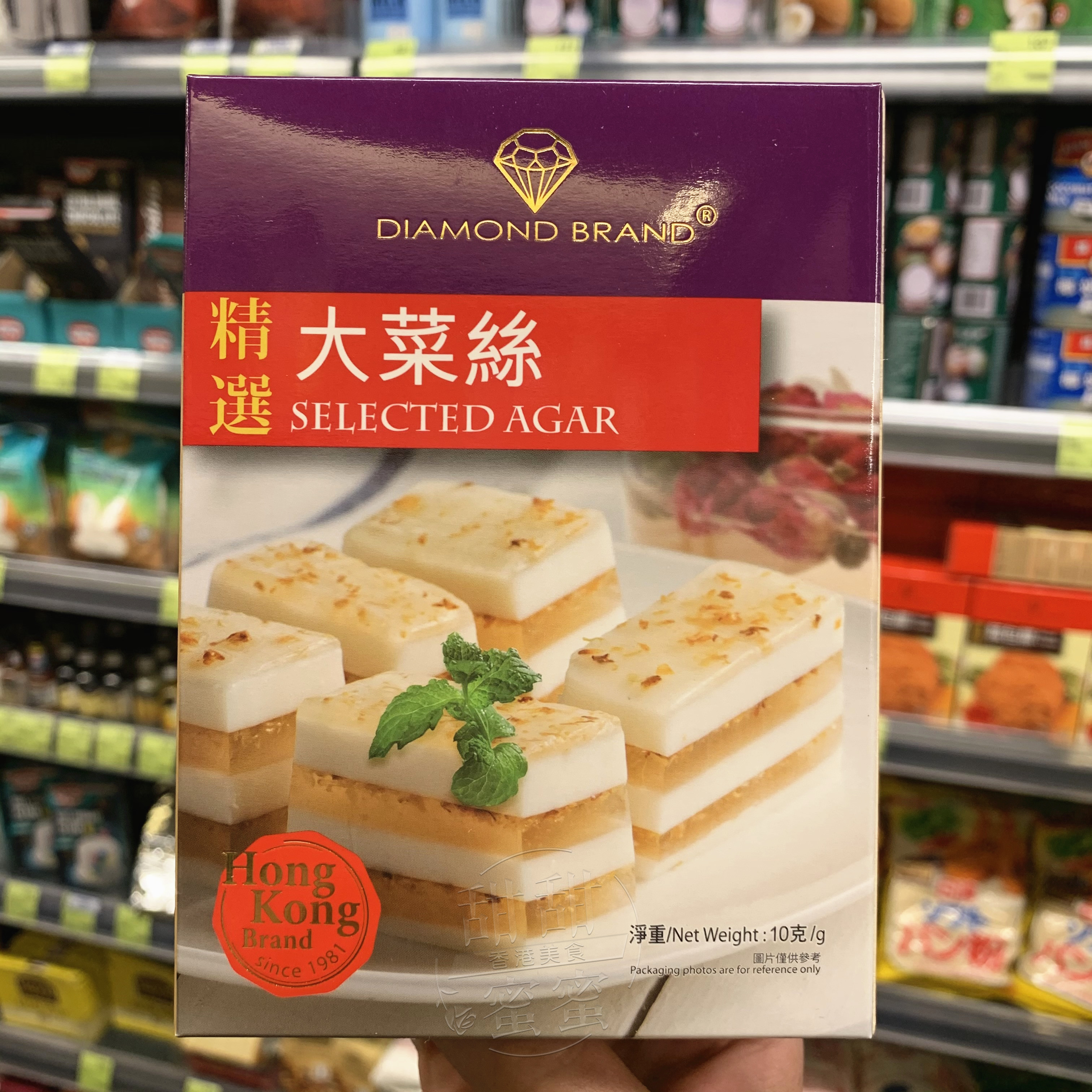 香港代购 DIAMOND BRAND钻石牌精选大菜丝10g石花菜琼脂琼胶原料 - 图0