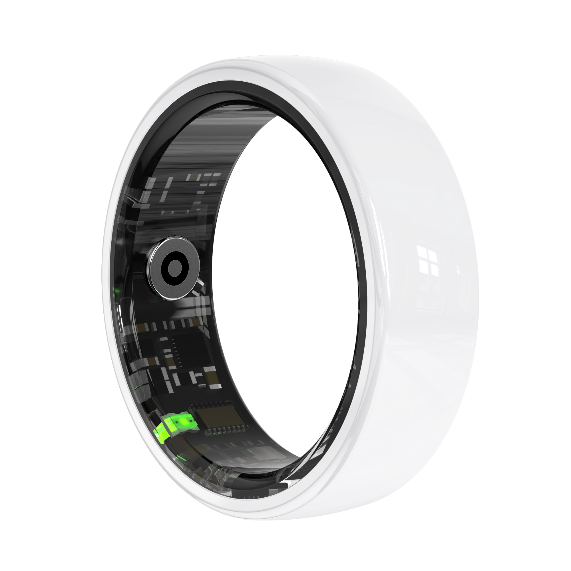 R12 ceramic smart ring heart rate waterproof