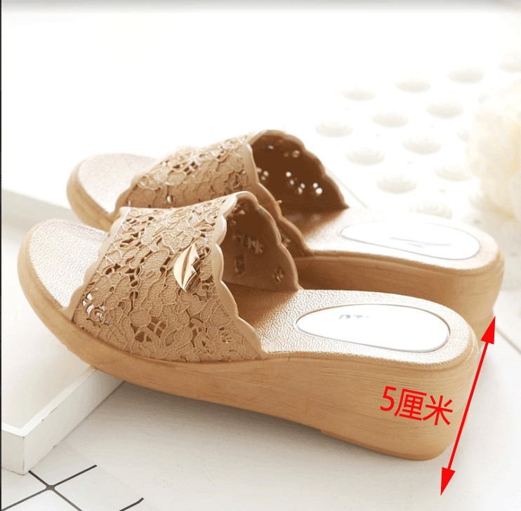 女拖鞋夏居家室内塑料浴室防滑厚底凉拖鞋坡跟女士沙滩拖鞋夏天,淘宝优惠券,粉丝福利购,淘宝优惠卷