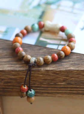 原创古风新中式民族风陶瓷手串