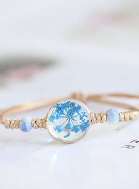 韩版亚马逊热卖网红女玻璃手链