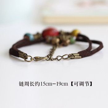 Colorful Summer Handwoven Fashionable Bohemian Style Ceramic Girlfriend Bracelet Ornaments 65