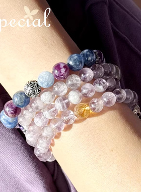 SPECIAL欧美轻奢蓝晶石弹力手链