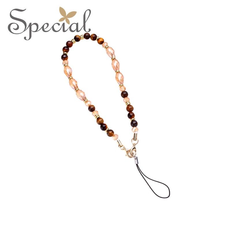 SPECIAL欧美轻奢复古美拉德色虎眼石手机链挂手腕配饰2026年新款,淘宝优惠券,粉丝福利购,淘宝优惠卷