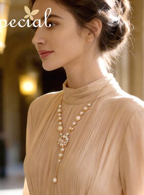 SPECIAL镀金工艺淡水珍珠项链