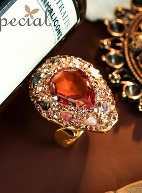 SPECIAL复古重工可调节戒指女