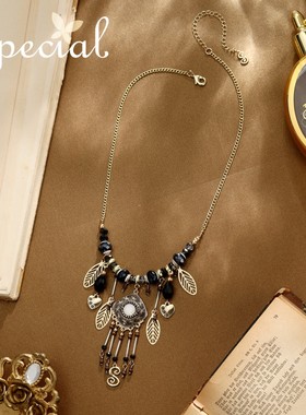 special显瘦复古女款项链锁骨链
