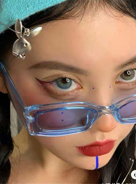 美伢ins男嘻哈港荧光太阳眼镜