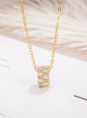 s925纯银小蛮腰轻奢锁骨链精致