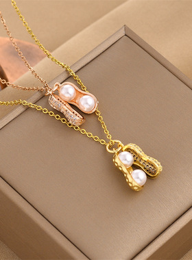 项链钛钢不掉色女防过敏