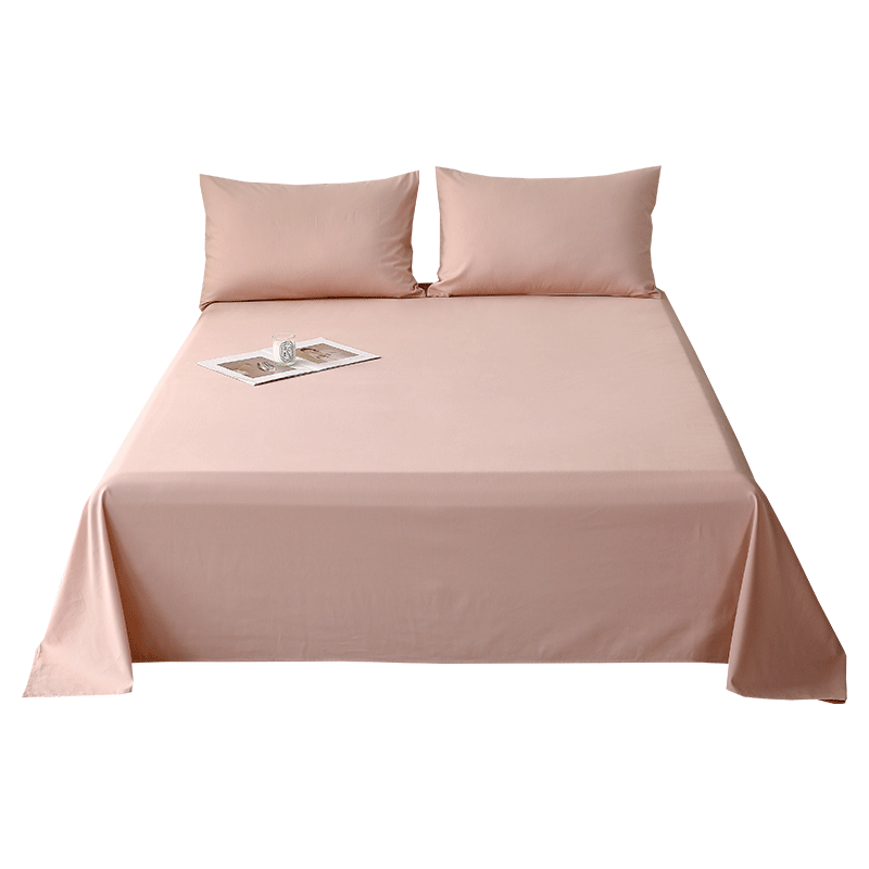 Hengyuanxiang pure cotton bed sheets single piece 100 cotton student dormitory single spring and autumn brushed 200x230 bedding sheets