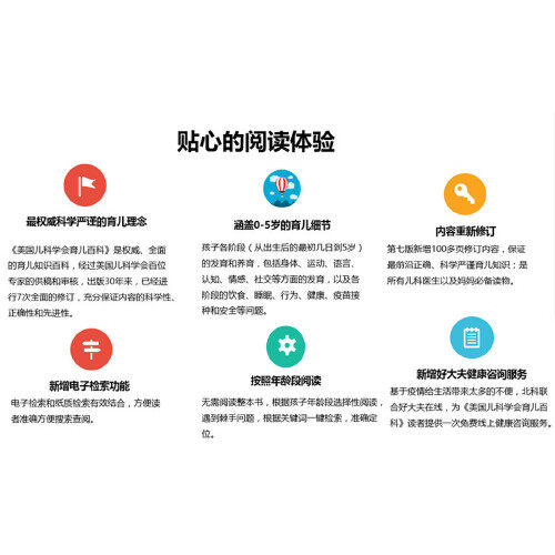 美国儿科学会育儿百科 第7版七 全新增订版胎教母婴喂养宝宝辅食读物0-6岁幼儿童教育 孩子启蒙孕妇早教健康书籍 正版,淘宝优惠券,粉丝福利购,淘宝优惠卷