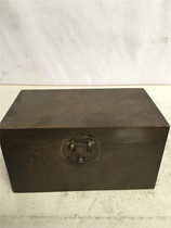 Antique belt lock retro ancient first decorated box bronze box 703 Beauty square box bag paste with strong styling beauty connoisseurre