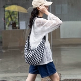 Сумка через плечо, модные ретро универсальные шахматы, сумка на одно плечо для отдыха, коллекция 2022