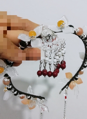 将门独后沈妙孟子义同款发饰发箍异域古风汉服头饰流苏发圈