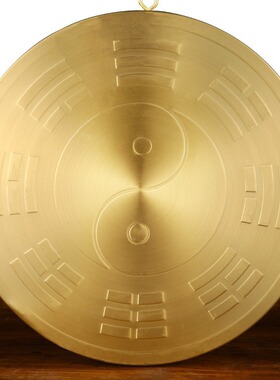 铜山海镇摆件家居八卦山海镇挂件铜板凸镜工艺品厂家批发