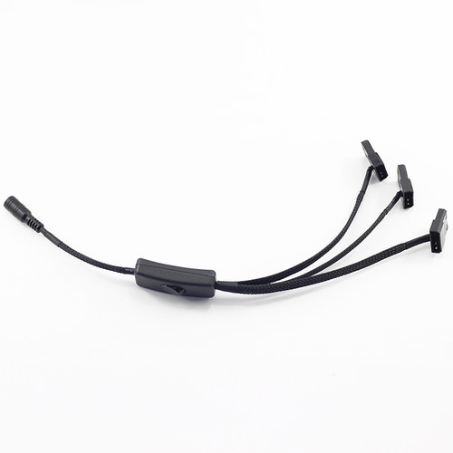 DC转大4Pin 5.5X2.1mm 转风扇接口12V DC转大4D 机箱风扇供电线 - 图1