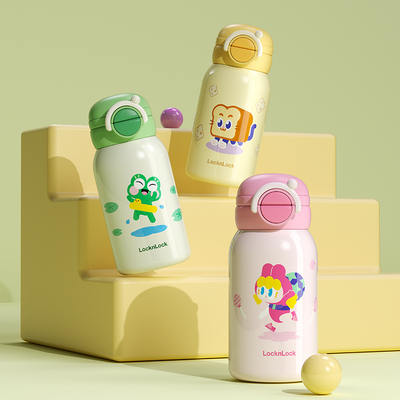 乐扣乐扣儿童保温杯双饮杯盖316L