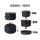 LOCK&LOCK camping pot set portable outdoor camping cooker cooking pot frying pan picnic supplies aluminum alloy