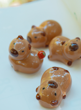 可爱陶瓷筷架创意日式动物花宠