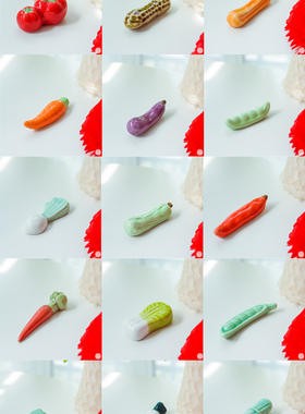 日式可爱蔬菜水果创意卡通筷子架