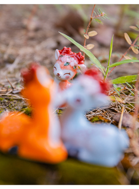 陶瓷筷架可爱桌面卡通摆件