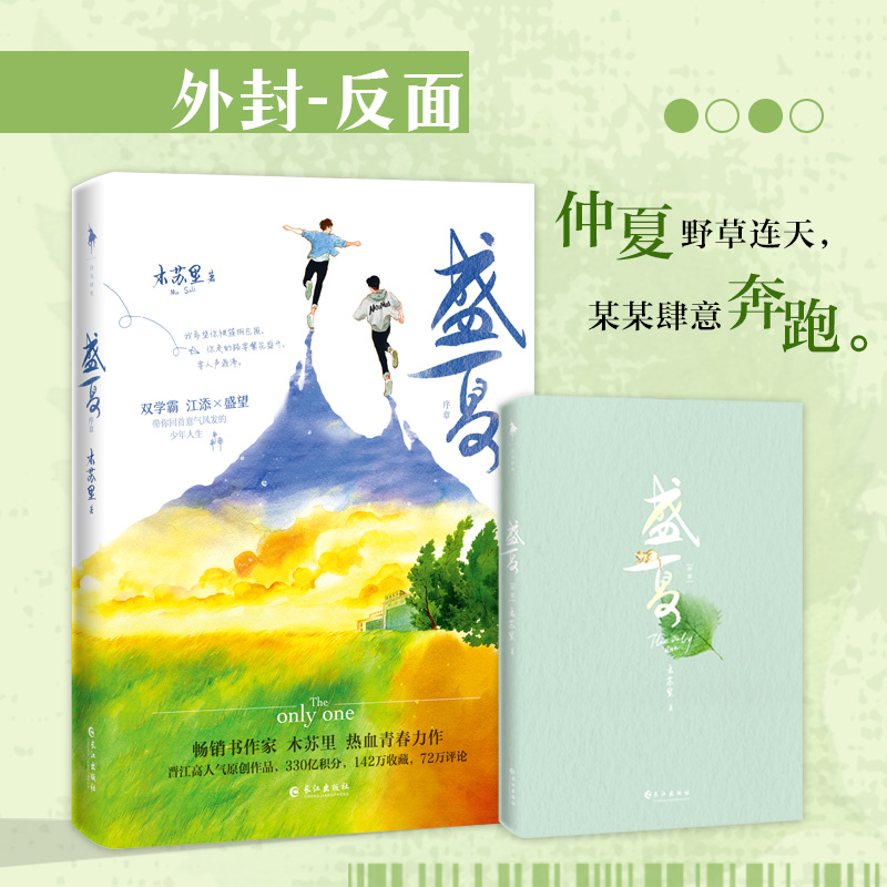 印特签版盛夏+盛夏序章全二册木苏里著盛夏套装小说实体书江添VS盛望黑天一级律师同作者新视角图书专营店-图1