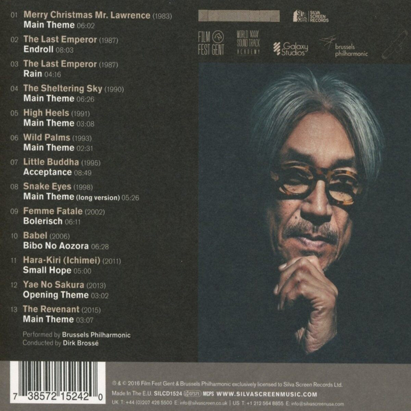 原装进口 坂本龙一 电影原声精选 影视剧音乐 OST 欧版CD唱片 - 图0