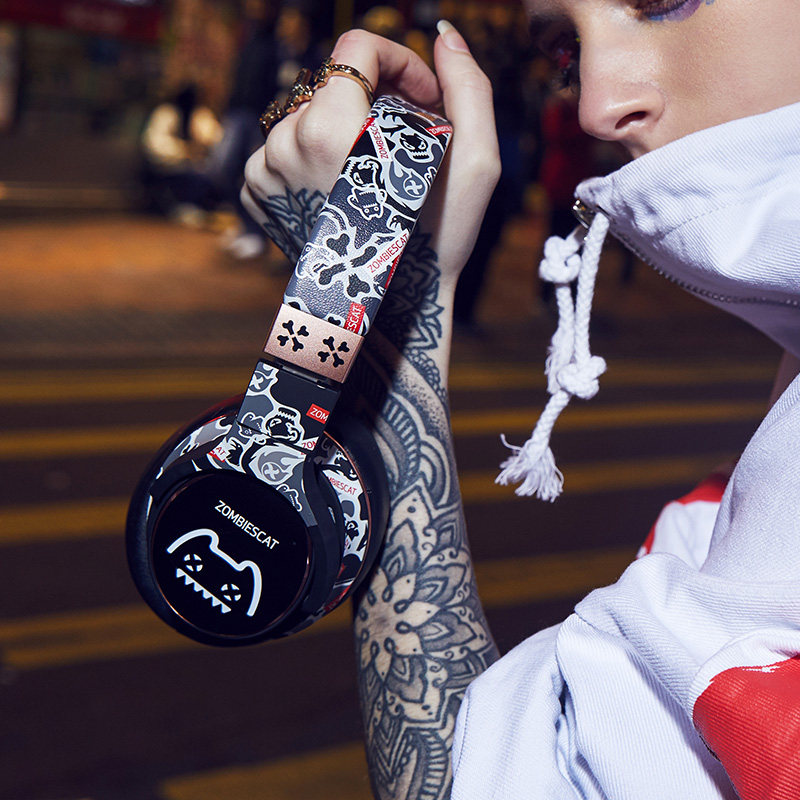 主动降噪森麦音魔魔鬼猫索尼手机 森麦蓝牙耳机