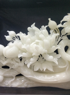 阿富汗家居客厅牡丹开业送礼摆件