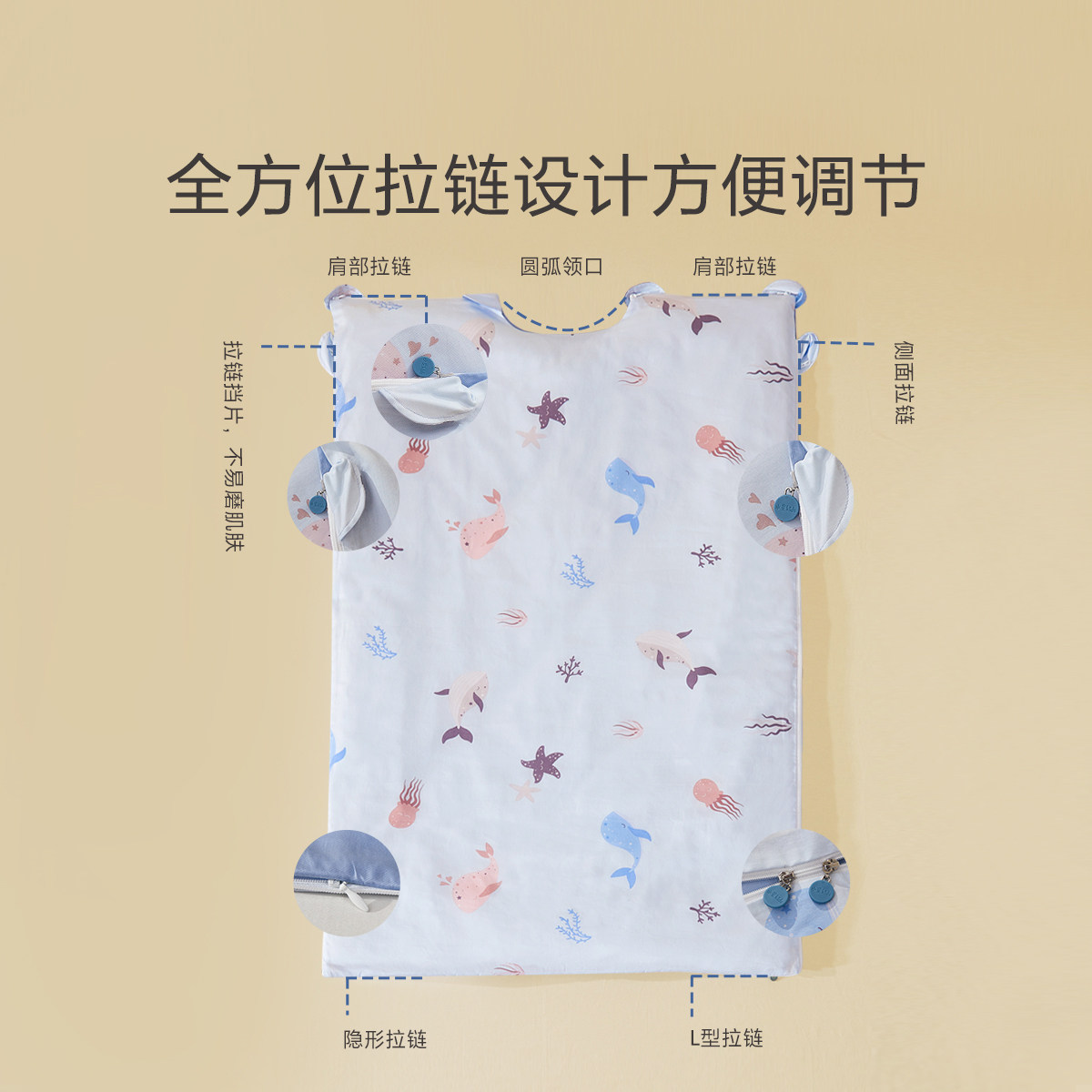 水星家纺幼儿园全棉抗菌防踢被套单件纯棉儿童被罩男女宝宝床品,淘宝优惠券,粉丝福利购,淘宝优惠卷