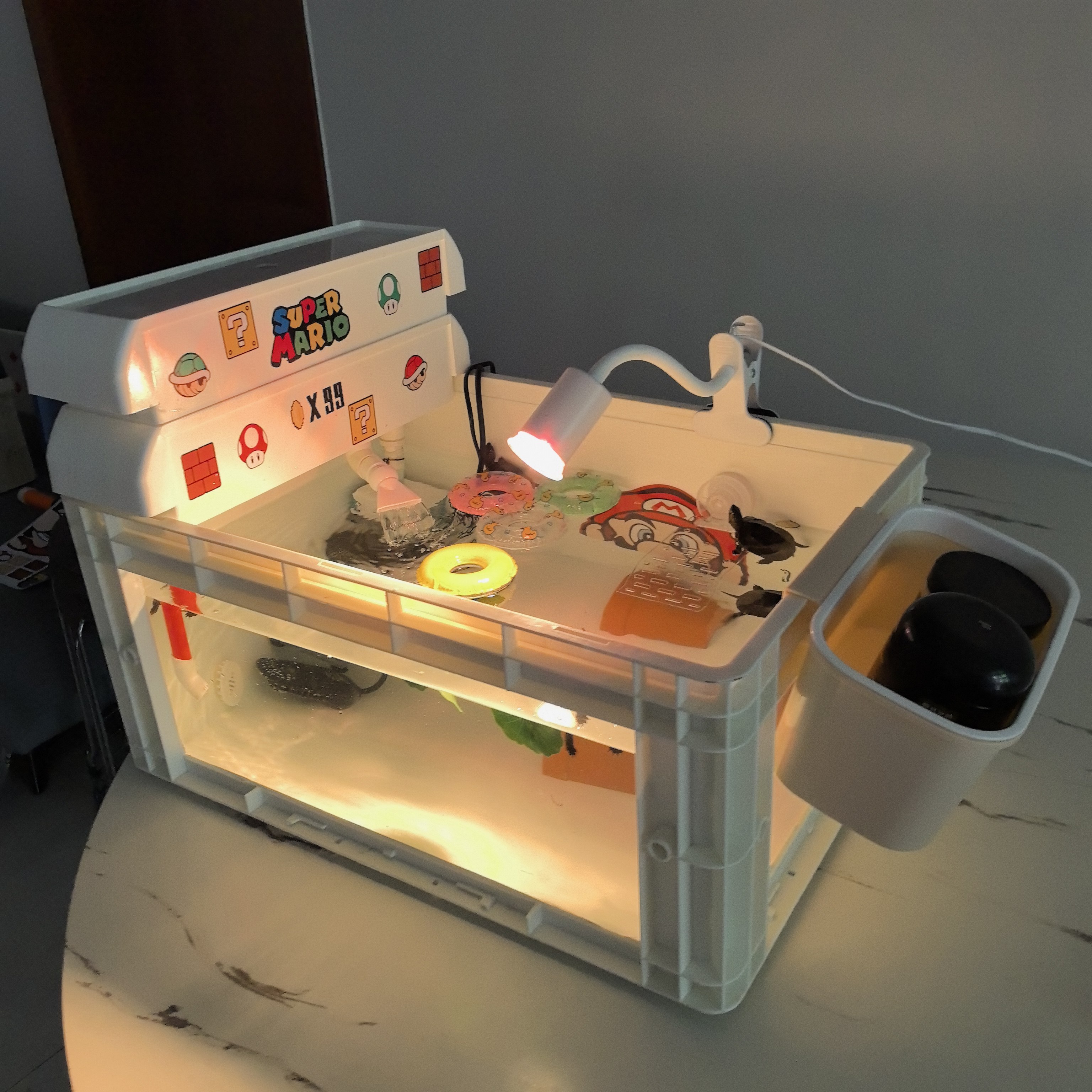 新款升级可视周透明转箱龟缸家用客厅阳台养乌龟的容器,淘宝优惠券,粉丝福利购,淘宝优惠卷