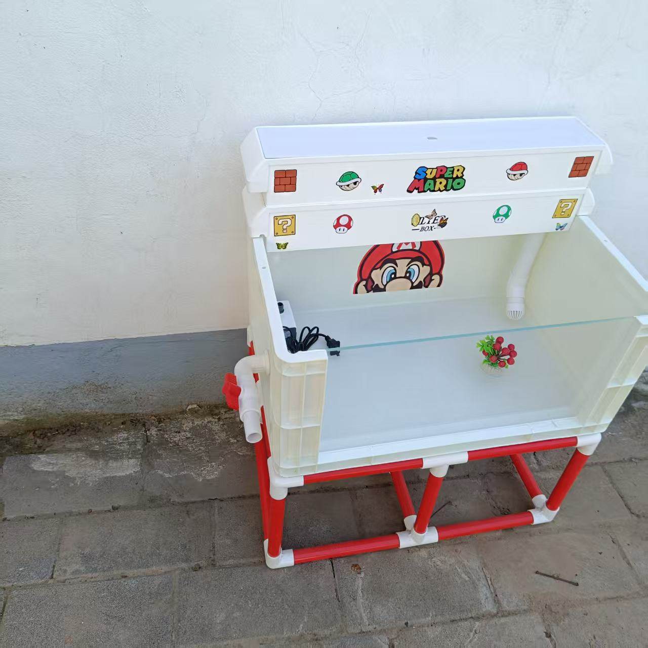 新款横版带侧排玻璃到顶可视周转箱龟缸乌龟缸家用龟缸乌龟专用缸,淘宝优惠券,粉丝福利购,淘宝优惠卷