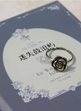 古铜色魅力风高档饰品戒指