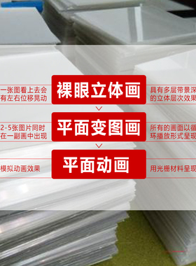 光栅变换卡动漫变形3D幻境卡