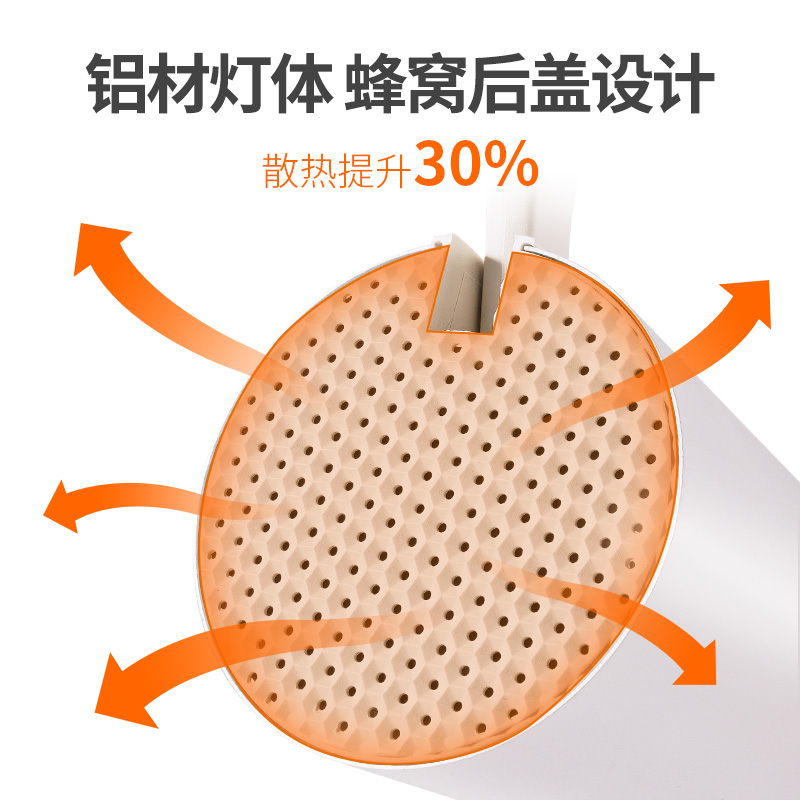 爱德朗服装店射灯led轨道灯店铺商用超亮明装COB天花导轨式背景墙