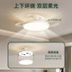 Full spectrum eye protection ultra-thin invisible ceiling fan light