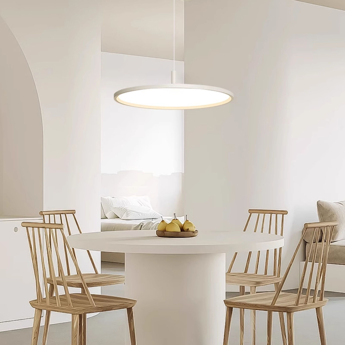 全光谱护眼餐厅吊灯高显指LED现代简约超薄单头吧台餐桌吊灯,淘宝优惠券,粉丝福利购,淘宝优惠卷