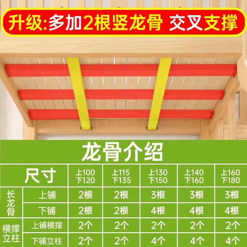 实木上下铺双层床儿童互不干扰两层上下床成人高低床小户型子母床 - 图2
