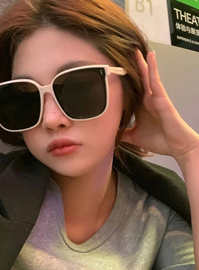 防紫外线防晒方形墨镜时尚潮流女