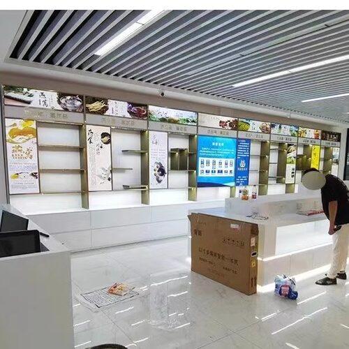 化妆品展示柜全店定制美容院展柜彩妆护肤品面膜陈列柜商场产品柜 - 图2