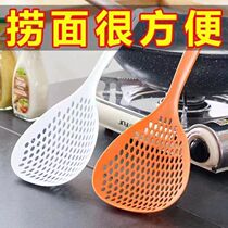 Day-style large leaking spoon filter screen Home Kitchen Nylon High Temperature Resistant Fishing Noodles Boiling Noodles Leaking Nets Dumplings Spoons