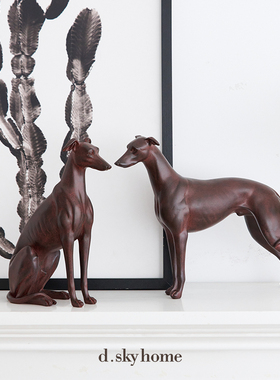 迪斯凯新居杜宾犬工艺品摆件