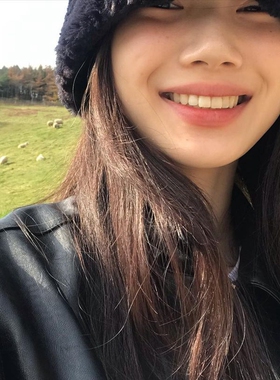 黑色羊羔毛渔夫帽女毛绒ins秋冬