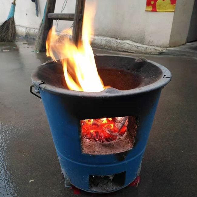 柴炉炭炉取暖炉户外野餐烧烤炉子烧柴炉具小家庭做饭餐具餐饮用品-图1