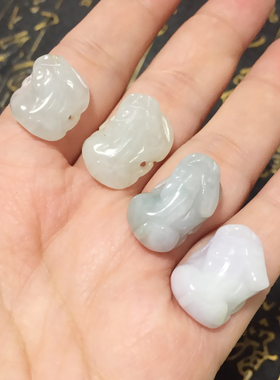 天然翡翠玉石戒指编织白菜花玉女