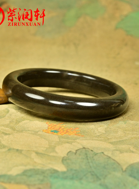 和田玉红糖玉手镯且末山流水糖