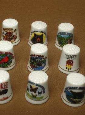 陶瓷顶针手指套陶瓷旅游纪念品