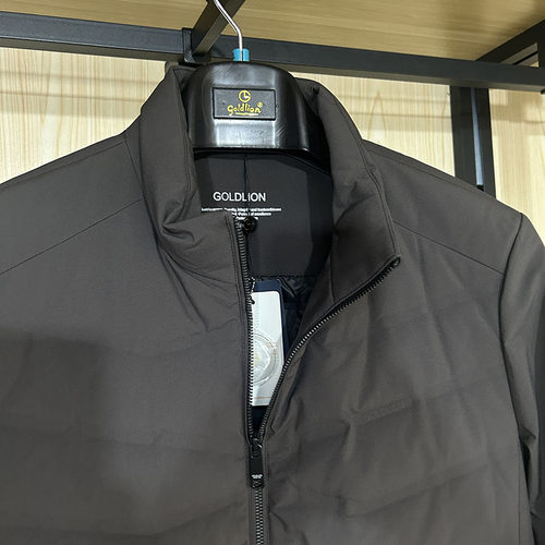 金利来男装羽绒服秋冬款白鹅绒立领外套MDSF29914212-77 - 图1